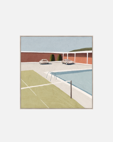 Parked Up Print Framed Canvas Wall Art at Online8 Furniture Auckland NZ