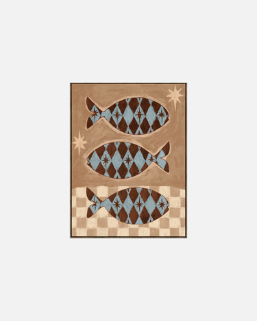 Leading a Fish to Water Print Framed Canvas Wall Art at Online8 Furniture Auckland NZ