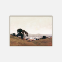 Next to John's Farm Print Framed Canvas Wall Art at Online8 Furniture Auckland NZ