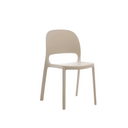 Cali Stackable Chair with rounded arch back and open back detail