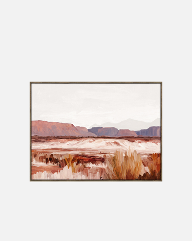 Red Valley Print Framed Canvas Wall Art at Online8 Furniture Auckland NZ