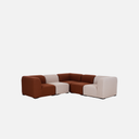 Stormy Outdoor Modular Corner Sofa Set two-tone