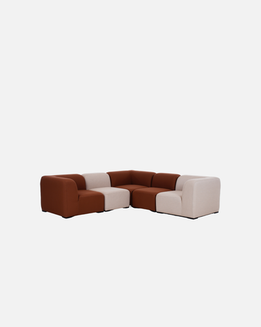 Stormy Outdoor Modular Corner Sofa Set two-tone