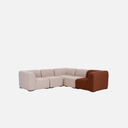 Stormy Outdoor Modular Sofa two-tone configuration