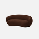 Fleur Sofa in tobacco, three seater upholstered sofa