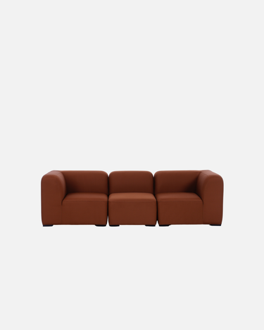 Stormy Outdoor Modular Sofa 3 seat configuration - Cocoa