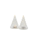 SIRIUS Lucy LED Glass Trees S/2 - Clear