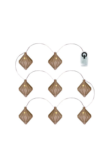 SIRIUS Nellie LED Glass Garland - Dark Oak