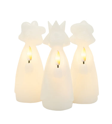 SIRIUS Maria 3 Wise Men LED Wax S/3 - White
