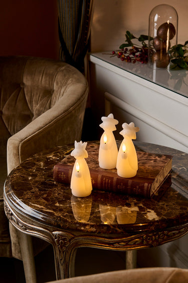 SIRIUS Maria 3 Wise Men LED Wax S/3 - White