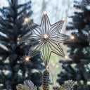 SIRIUS Chloe LED Christmas Tree Topper - Silver