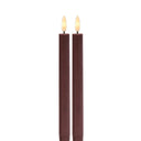 SIRIUS Sille Rechargeable Taper Candles S/2 - Bordeaux
