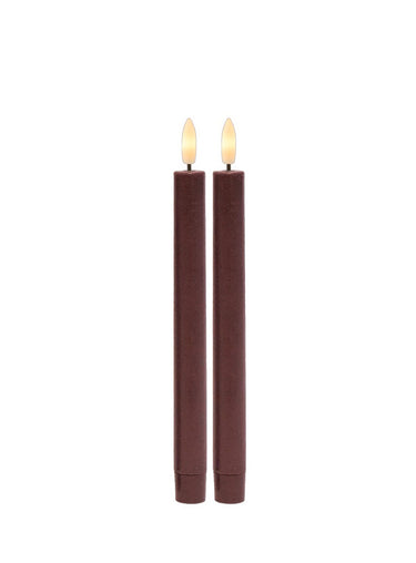SIRIUS Sille Rechargeable Taper Candles S/2 - Bordeaux