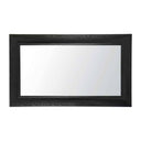 Madrid Wooden Mirror 110x185cm black frame detail