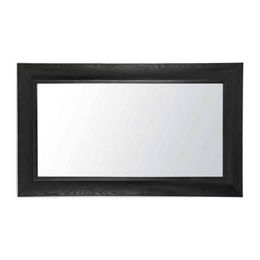 Madrid Wooden Mirror 110x185cm black frame detail