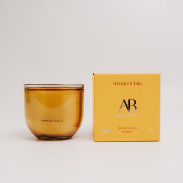 AB Core Candle 400g | Reunion Isle - French Vanilla & Musk at Online8 Furniture Auckland NZ