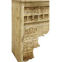 Abigail Carved Console Table - Natural at Online8 Furniture Auckland NZ