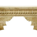 Abigail Carved Console Table - Natural at Online8 Furniture Auckland NZ