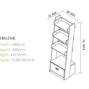 Abilene Tall Shelving Unit at Online8 Furniture Auckland NZ