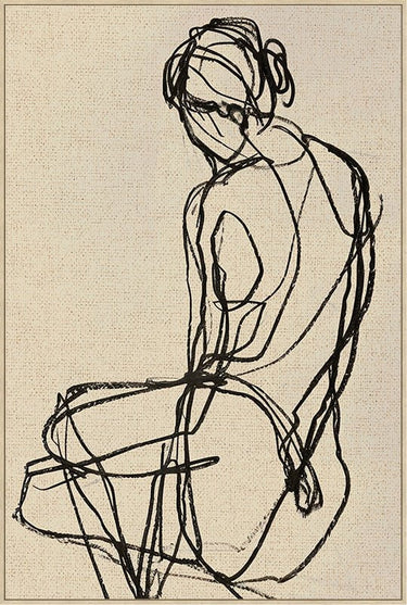 Abstract Canvas Sketch Wall Art at Online8 Furniture Auckland NZ