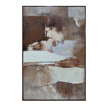 Abstract Hand Painted Framed Canvas Wall Art at Online8 Furniture Auckland NZ