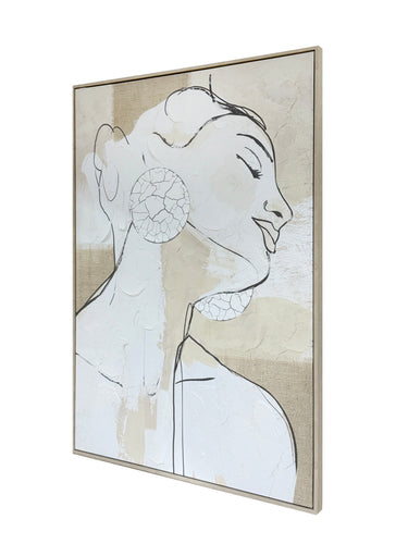 Abstract Hand Painted Framed Canvas Wall Art at Online8 Furniture Auckland NZ