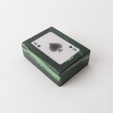 Ace of Spades Green Resin Card Box at Online8 Furniture Auckland NZ