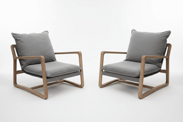 Acer Lounge Chair - Dark Grey at Online8 Furniture Auckland NZ