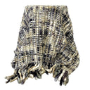Acrylic Throw - Black/Grey at Online8 Furniture Auckland NZ
