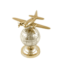 Aeroplane Globe Gold & Silver at Online8 Furniture Auckland NZ