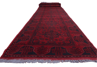 Afghan Andkhoy Hand Knotted Runner 500x80 at Online8 Furniture Auckland NZ