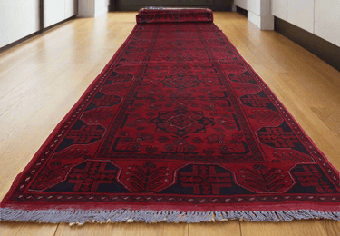 Afghan Andkhoy Hand Knotted Runner 500x80 at Online8 Furniture Auckland NZ