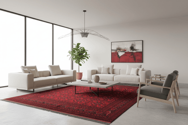 Afghan Hand Knotted Khal Mohammadi Rug 350x250 at Online8 Furniture Auckland NZ