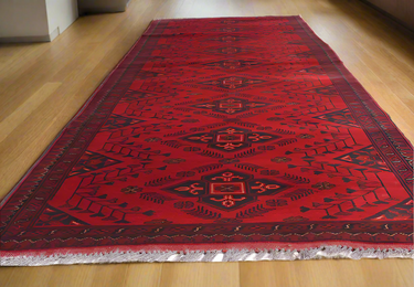 Afghan Khal Mohammadi Hand Knotted Runner 300x82 at Online8 Furniture Auckland NZ