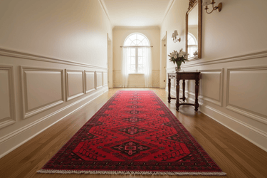 Afghan Khal Mohammadi Hand Knotted Runner 300x82 at Online8 Furniture Auckland NZ
