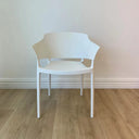 Africa Outdoor Dining Chair - White Set/4 at Online8 Furniture Auckland NZ