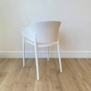 Africa Outdoor Dining Chair - White Set/4 at Online8 Furniture Auckland NZ