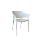 Africa Outdoor Dining Chair - White Set/4 at Online8 Furniture Auckland NZ