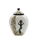 African Decorative Vase - Large at Online8 Furniture Auckland NZ