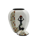 African Decorative Vase - Large at Online8 Furniture Auckland NZ