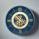 Agate Wall Clock - Royal Blue at Online8 Furniture Auckland NZ