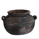 Aged Deep Umber Pot Belly Vase - Small at Online8 Furniture Auckland NZ