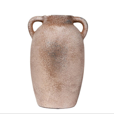 Aged Tall Vase with Handles at Online8 Furniture Auckland NZ