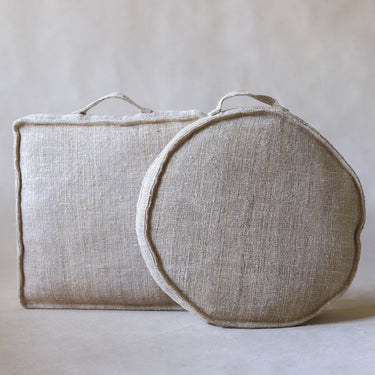 Akiiko - Hemp Meditation Cushion - Circle at Online8 Furniture Auckland NZ