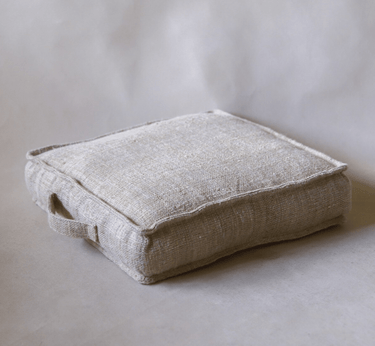 Akiiko - Hemp Meditation Cushion - Square at Online8 Furniture Auckland NZ