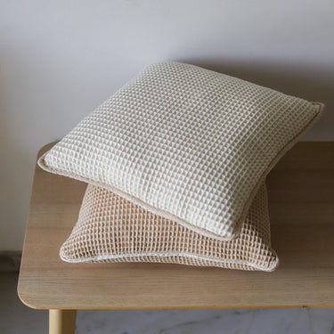 Akiiko - Pique Waffle Cushion Cover - Set of 2 at Online8 Furniture Auckland NZ