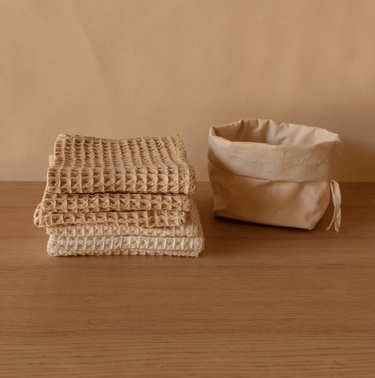 Akiiko - Pique Waffle Hand Towel Set at Online8 Furniture Auckland NZ