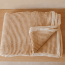 Akiiko - Pique Waffle Throw w/natural Border - Set of 2 at Online8 Furniture Auckland NZ