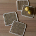 Akiiko - Reed Table Top Set - Placement, Runner, Coaster-Herring Weave at Online8 Furniture Auckland NZ