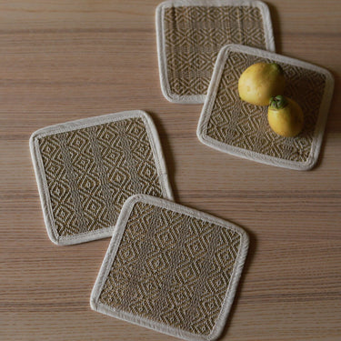 Akiiko - Reed Table Top Set - Placement, Runner, Coaster-Herring Weave at Online8 Furniture Auckland NZ